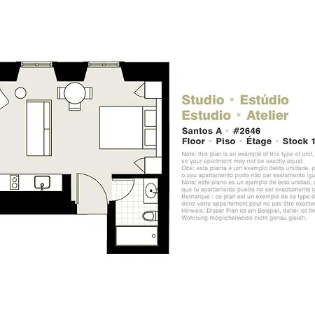 Serviced - Santos Apartment