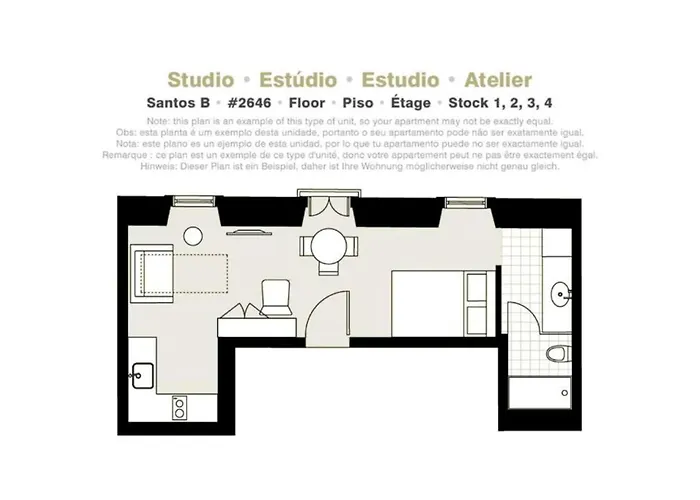 Daire Serviced - Santos Lisboa